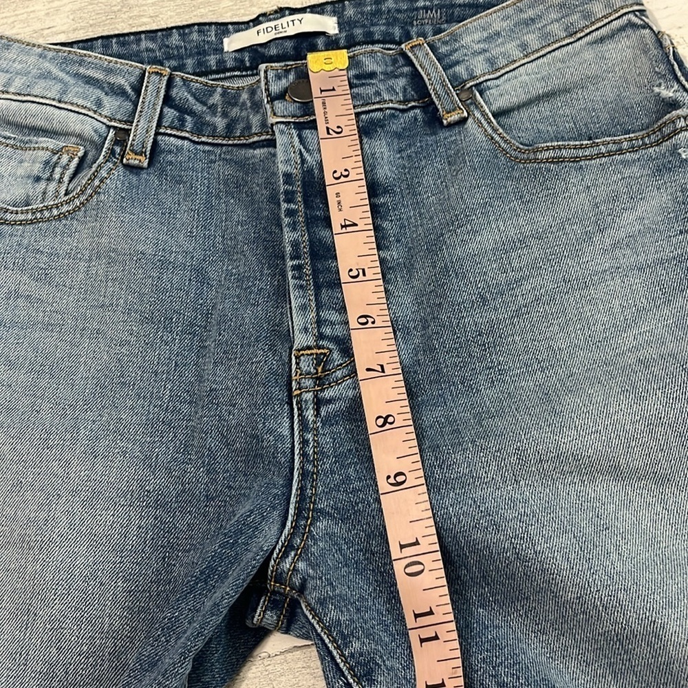 Fidelity Jimi Boyfriend Crop Jeans Size 26 NWT - Picture 10 of 12